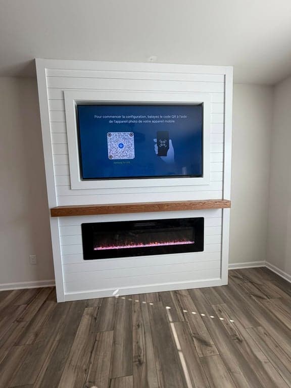 Custom Fireplace project completed by Powerhouse Contracting