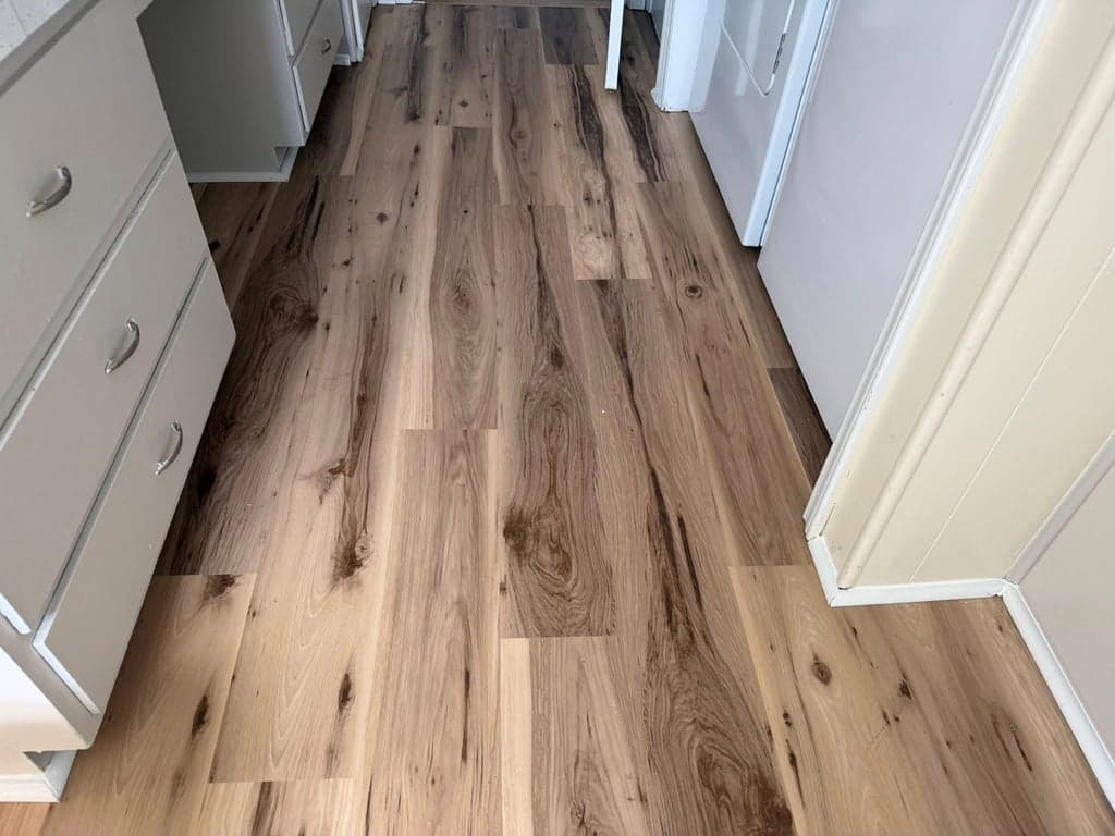 LVP Flooring project completed by Powerhouse Contracting