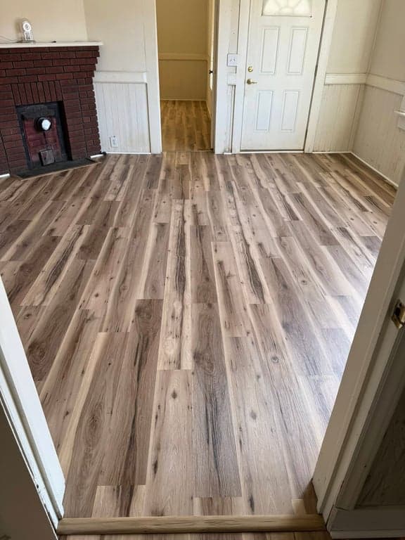 LVP Flooring project completed by Powerhouse Contracting